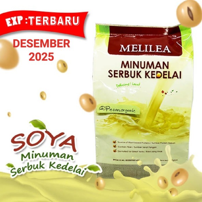 Melilea Susu Kedelai Bubuk - Minuman Serbuk Sehat dan Praktis