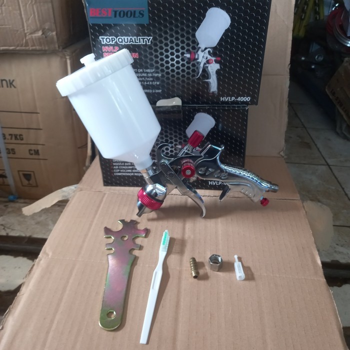 Hvlp Spray Gun 1.4 Mm Nozzle / Spray Gun Hvlp 600Cc 1.4Mm Bestools