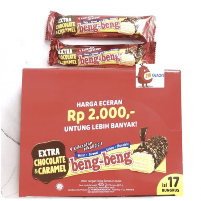 

[GROSIR!!] Beng Beng Coklat 25gr 1 DUS isi 8 Pak x 17 PCS - grosir may