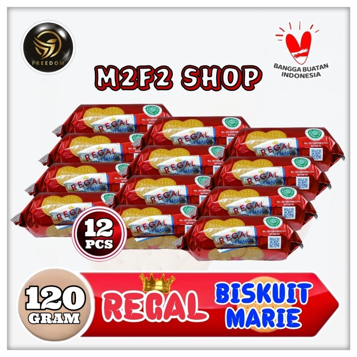 

Biskuit Marie Regal Original Roll - 120 gr (Harga 12 Pcs)