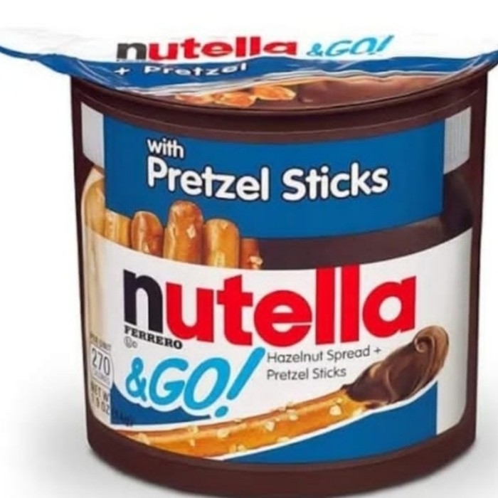 

Nutella ferrero & go with pretzel sticks 54gr import canada ORIGINAL