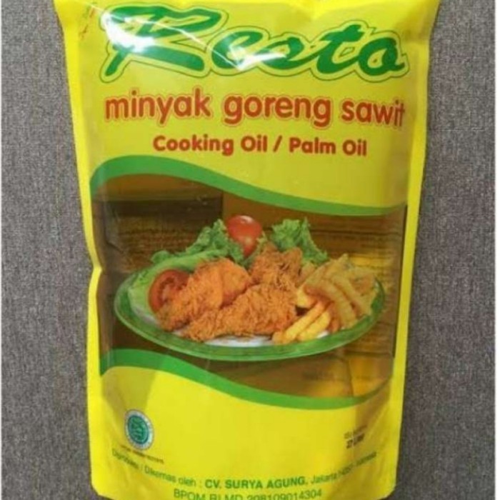 

Resto Minyak Goreng Kemasan pouch (900mlLx12 Pcs) 1 dus