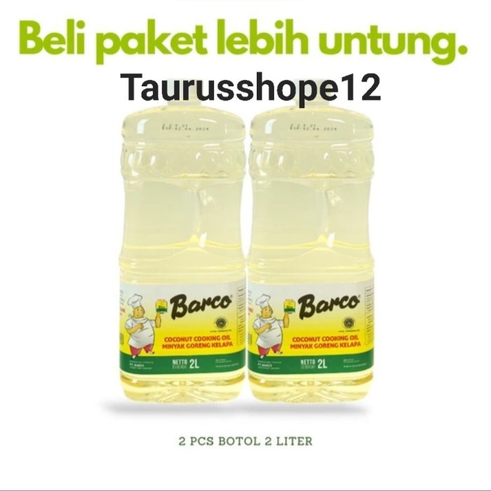 

Minyak goreng barco 2L dpt 2pcs