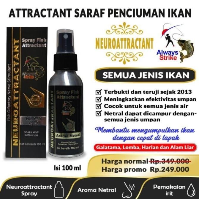 Neuroattractant Spray Fish Attractant essen/campran umpan mancing