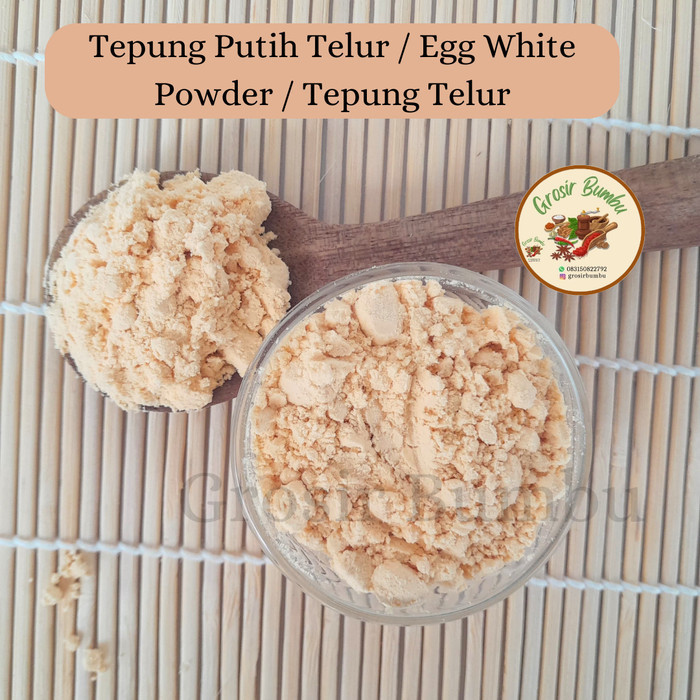 

Tepung Putih Telur 1kg / Egg White Powder / Tepung Telur