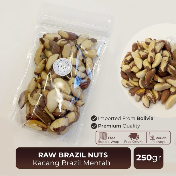

Kacang Brazil Mentah Bolivia / Raw Brazil Nuts Bolivia 250gr