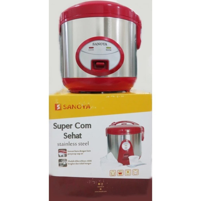 Rice Cooker Sanoya 1 Liter Super Com Sanoya Stainless Pot