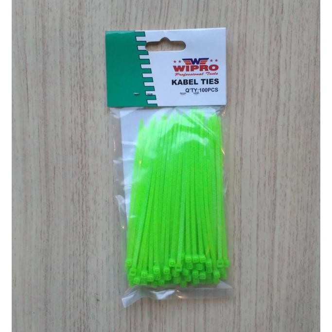 

Kabel Cable Tie Tis Ties hijau 100 mm 10 cm 100mm 10cm