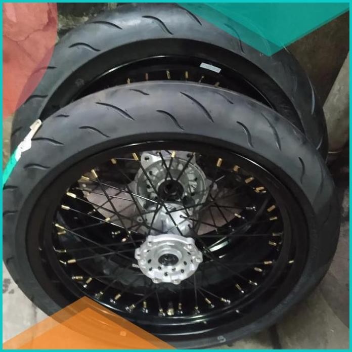 BANSET WR155 VELG TK RACING 17/300/350 HITAM  11OKTZ4 limited stock