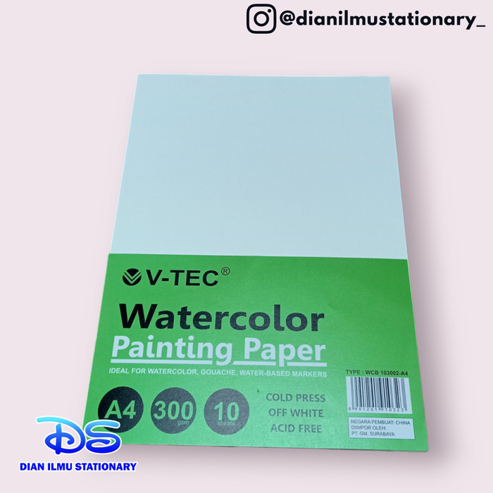 

Ready stock] kertas cat air A4 water colour V-Tec A4