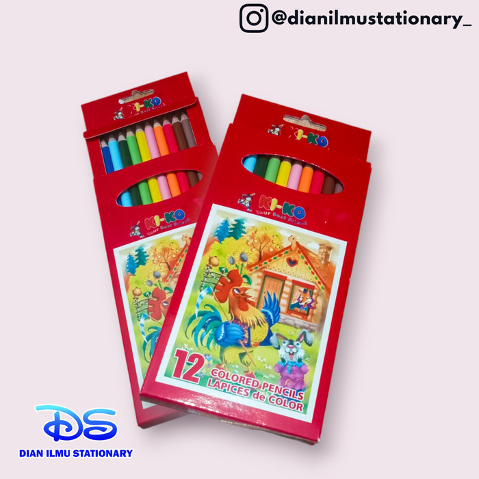 

\\\\\] Pensil warna 12 warna panjang kiko