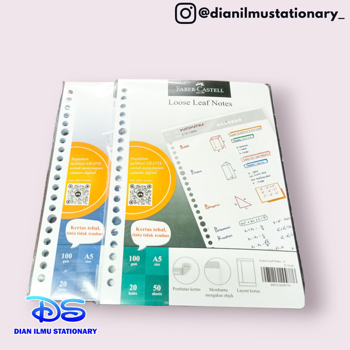 

cusss order] loose leaf A5 faber Castell 50 sheet