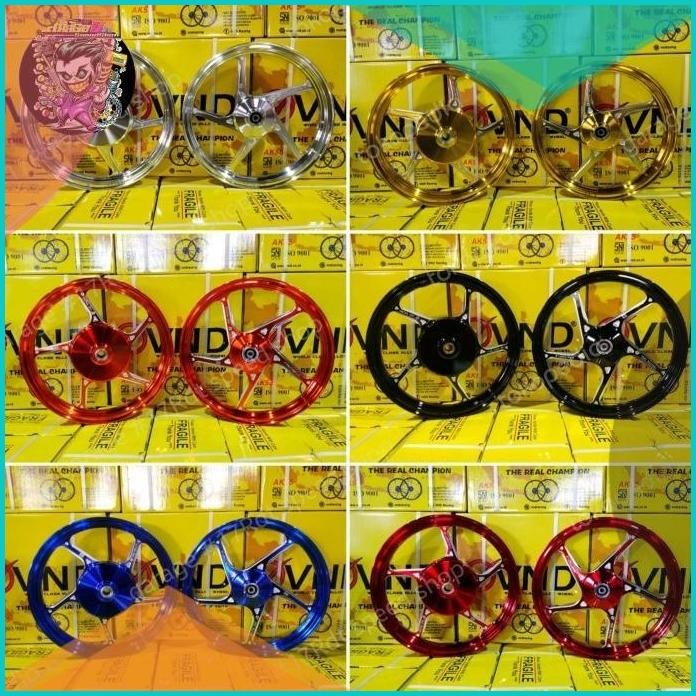 velg vnd ak55 ring 14 palang 5 matic Yamaha 125 Mio M3 Fino 125 Mio S
