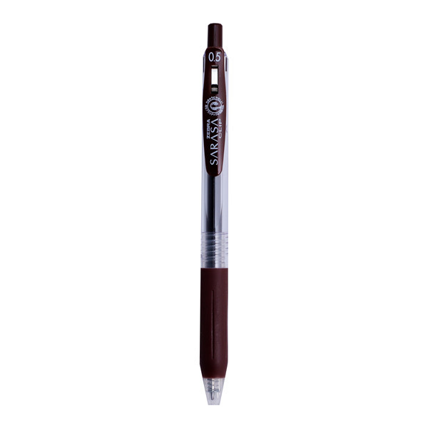 

Zebra Pulpen Sarasa Clip 0.5 mm Warna Cokelat