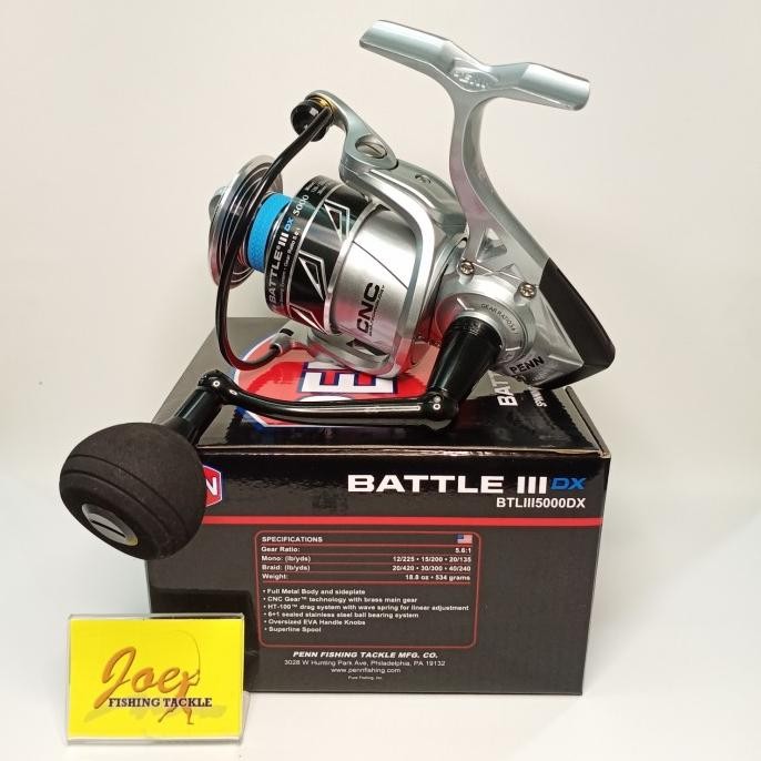 Penn Battle III 5000 DX Reel Spinning Alat Pancing Mancing