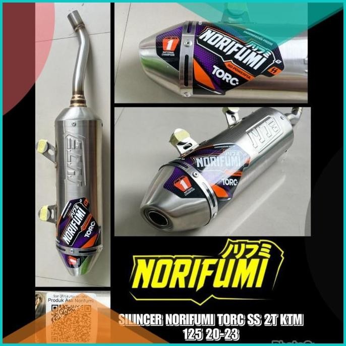 KNALPOT NORIFUMI TORC STAINLESS ORIGINAL 2T KTM 125 TH 20-23 11OKTZ4 p
