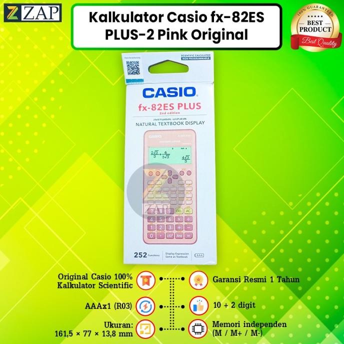 

TERBARU - Kalkulator Casio fx 82ES PLUS-2 Calculator Scientific New Original