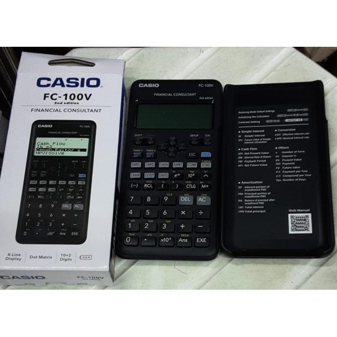 

BEBAS ONGKIR - Casio FC 100 V / Calculator Financial