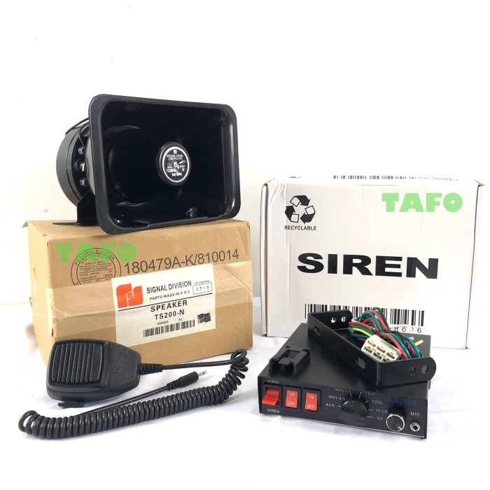 Sirine Patwal Mobil Toa Sirine Mobil Polisi Klakson Mobil