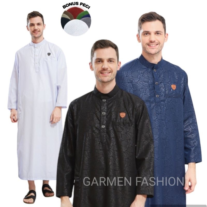 AS-SULTAN/JUBAH PRIA DEWASA EMBOS PREMIUM/GAMIS LAKI LAKI/BAJU KOKO EMBOS