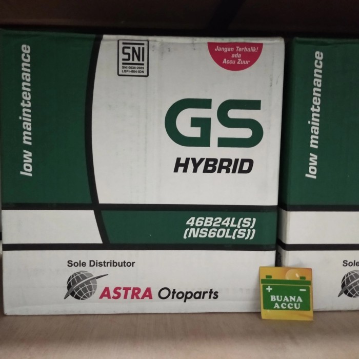 Aki Mobil Toyota Innova Gs Astra Hybrid Ns60Ls