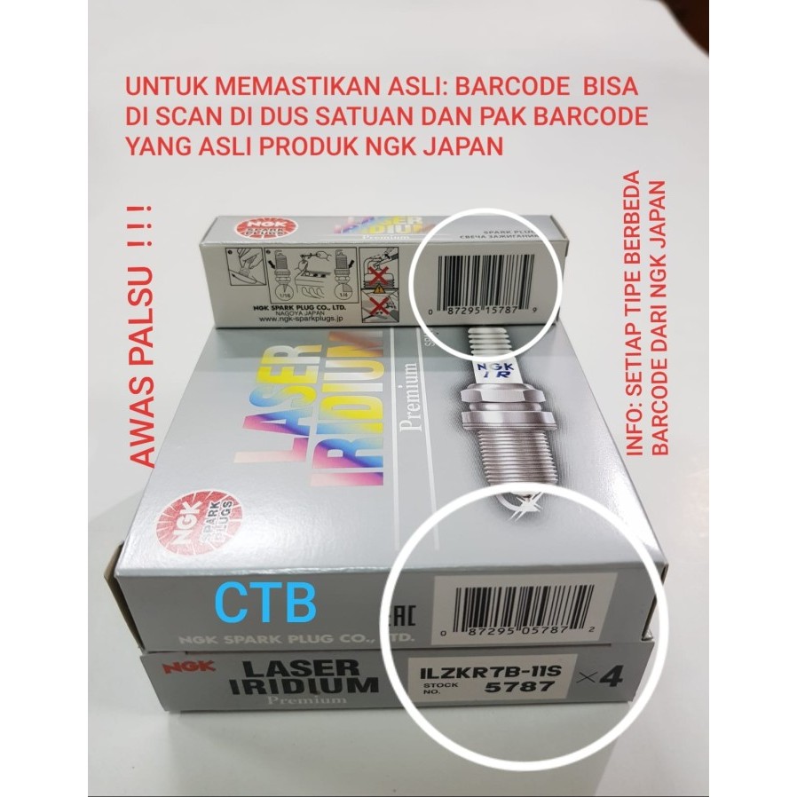 Busi Ngk Laser Iridium Premium Ilzkr7B-11S Honda
