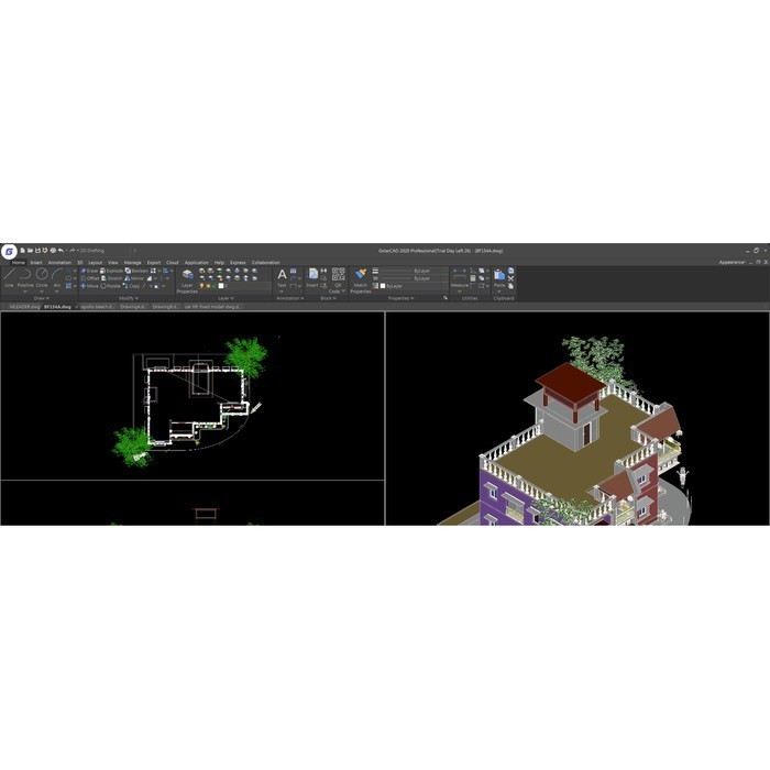 GstarCAD 2020 Professional . Work