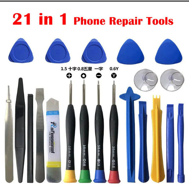 OBENG PINSET SET REPARASI SERVICE HP IPHONE 12 13 14 LAPTOP KOMPUTER