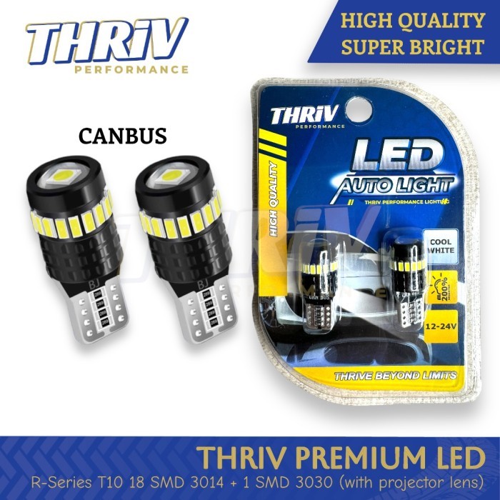 THRIV LED R-SERIES T10 18 SMD 3014 + 1 SMD 3030 PROJECTOR SUPER BRIGHT