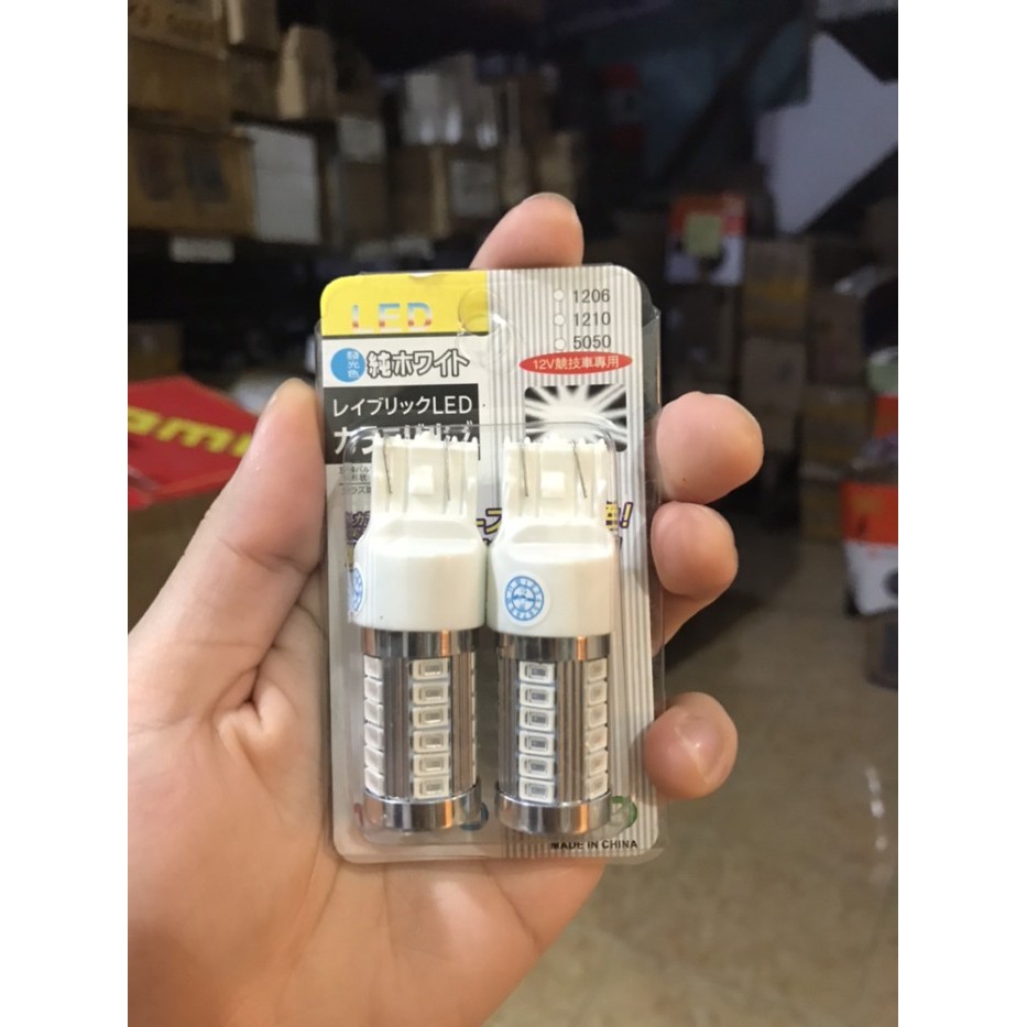 LAMPU MOBIL SEIN DAN STOP T20 LED 33 MATA 2 WARNA