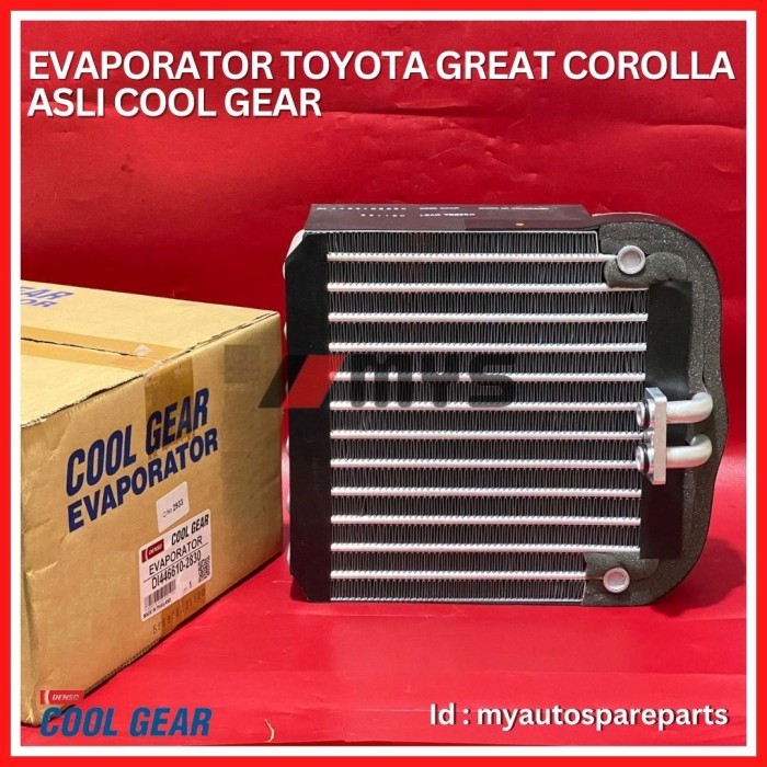 Evaporator Coil Ac Mobil Toyota Great Corolla Asli Denso Cool Gear