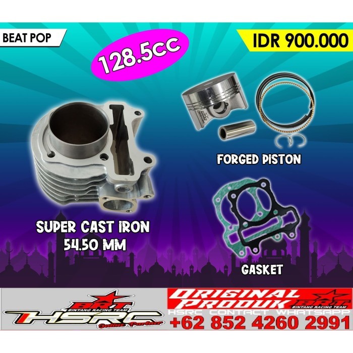 Blok Bore Up Brt Beat Esp Pop Fi Injeksi Street Scoopy Stylish Boring