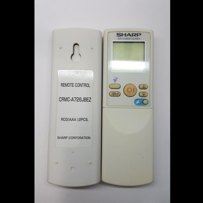 REMOTE AC SHARP CRMC-A726JBEZ ORIGINAL ASLI