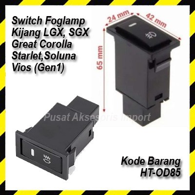 SWITCH FOGLAMP TOYOTA KIJANG KAPSUL GREAT COROLLA SOLUNA STARLET VIOS