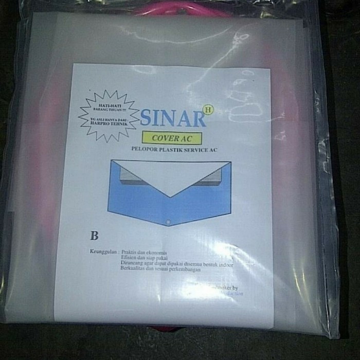 PLASTIK CUCI AC CLEANING AC SUPER TEBAL UNTUK 1/2 PK - 3PK