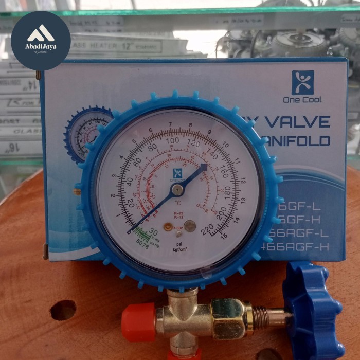 SINGLE MANIFOLD AC ONE COOL R22,R134A