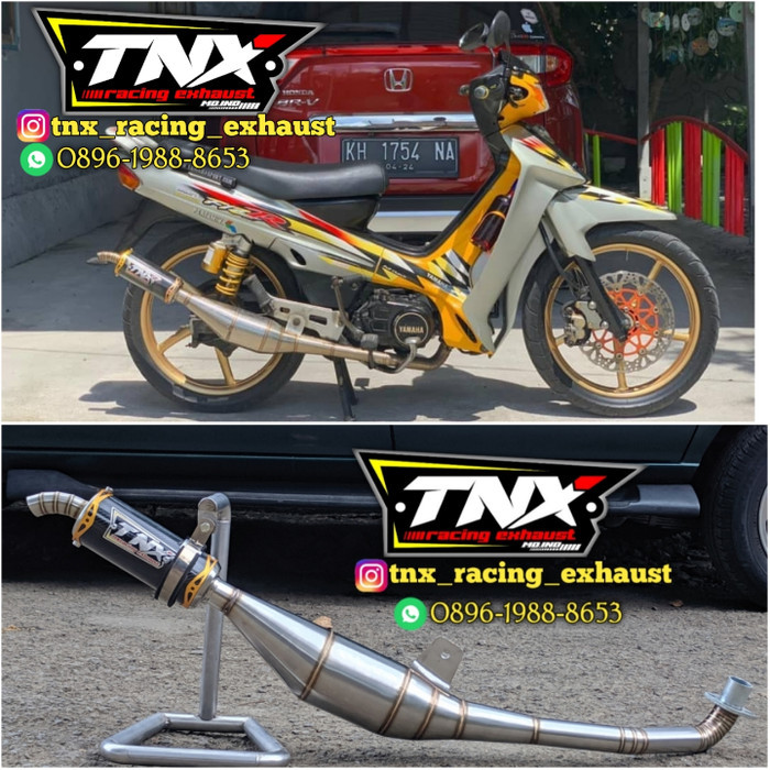 Knalpot Fizr F1Zr Standar Racing Stainless Carbon Tnx Racing Exhaust