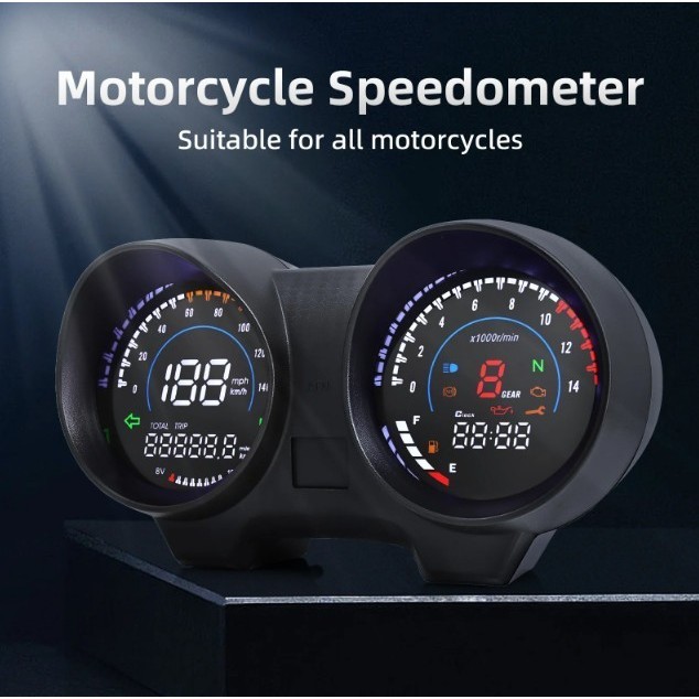 Speedometer Spido Digital Universal Double Gato Model Vixion Old Ninja