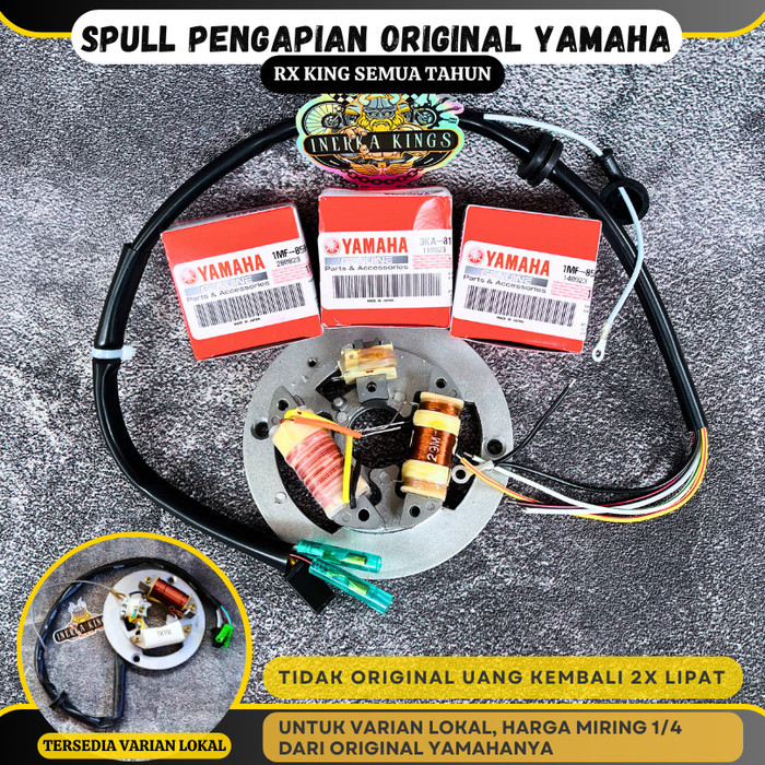 Spull Cdi Pengapian Set Pulser Lampu Jalan Rx King Rxk Rxs Original 1Mf-85520-V0 3Ka-81313-00