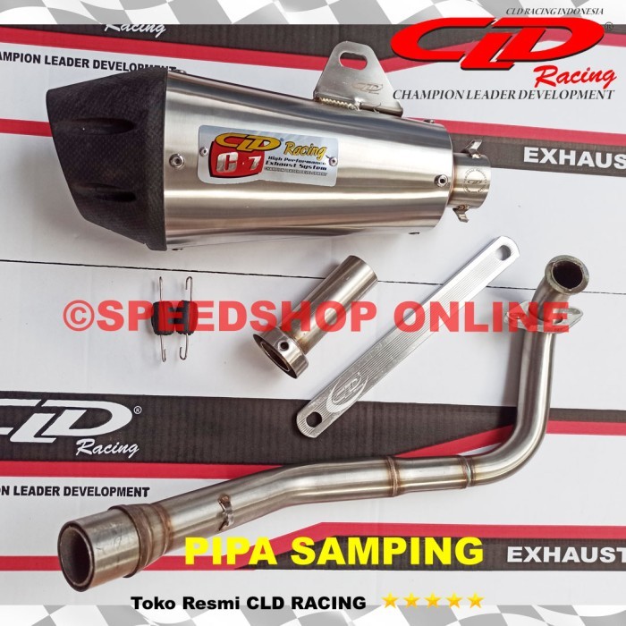 Knalpot Cld Honda Beat Scoopy Spacy Original Type C7 Pipa Kecil 130Cc
