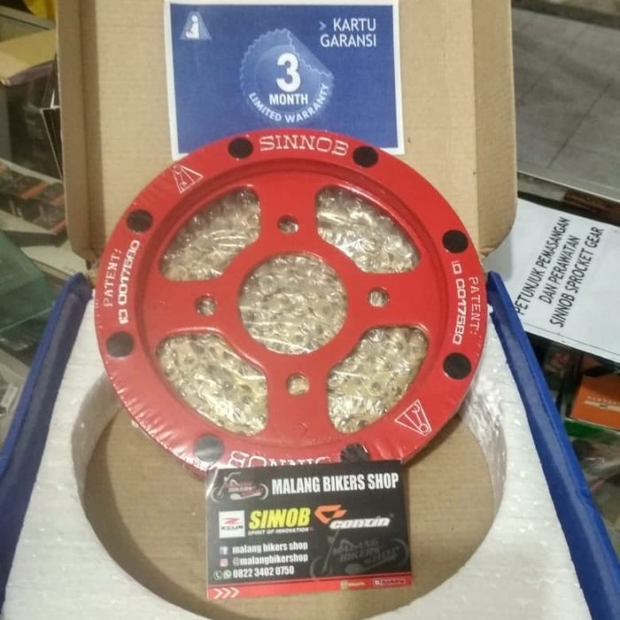 Sinnob Premium Rantai Gold Cbr150 Cb150 Ncb150R Newcbr150R