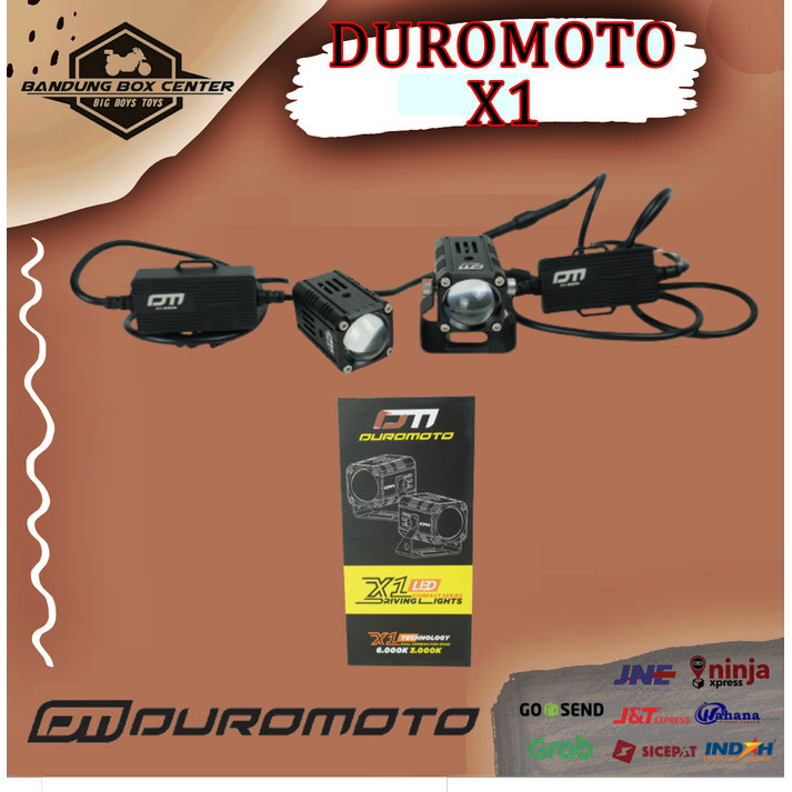 Lampu Duromoto X1 Lampu Tembak Foglamp Motor Mobil Duromoto X 1