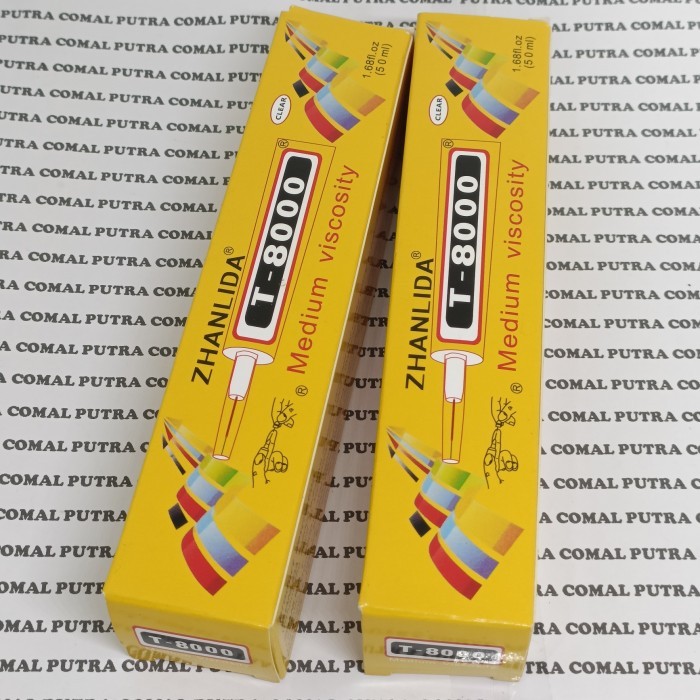 LEM PEREKAT LCD TOUCHSCREEN ZHANLIDA T8000 T-8000 PUTIH BENING 50ML