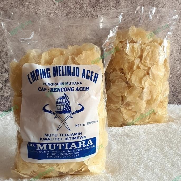 

Emping Melinjo h Cap Rencong 500gr