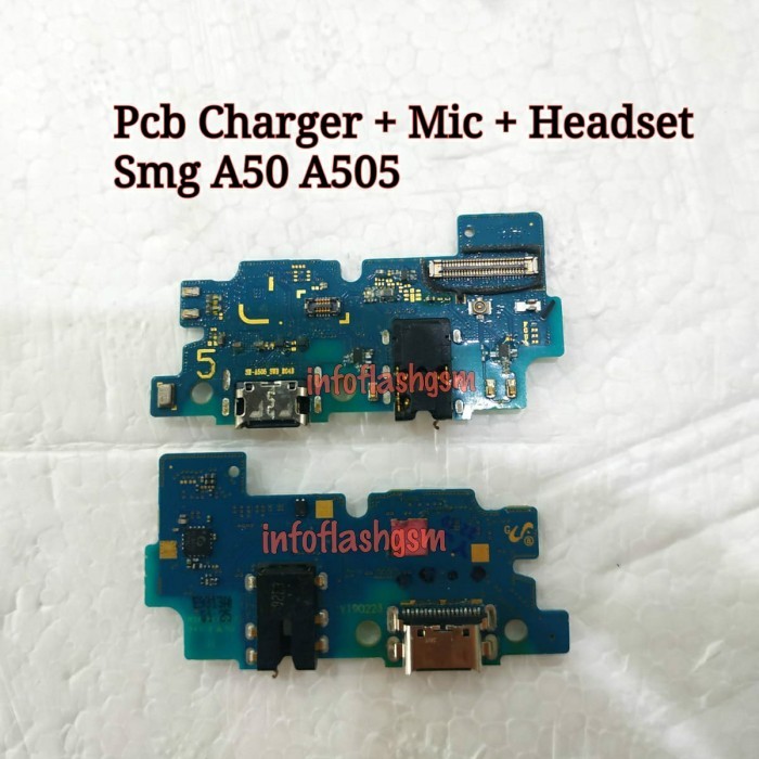 FLEXIBEL FLEXIBLE PCB BOARD KONEKTOR CHARGER SAMSUNG A50 A505 ORIGINAL
