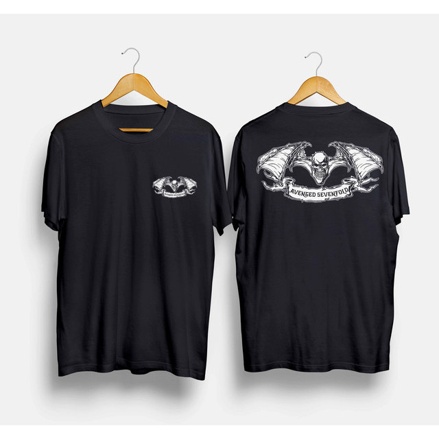 KAOS BAND AVENGED SEVENFOLD - BAT / TSHIRT AVENGED SEVENFOLD / OVERSIZE AVENGED SEVENFOLD