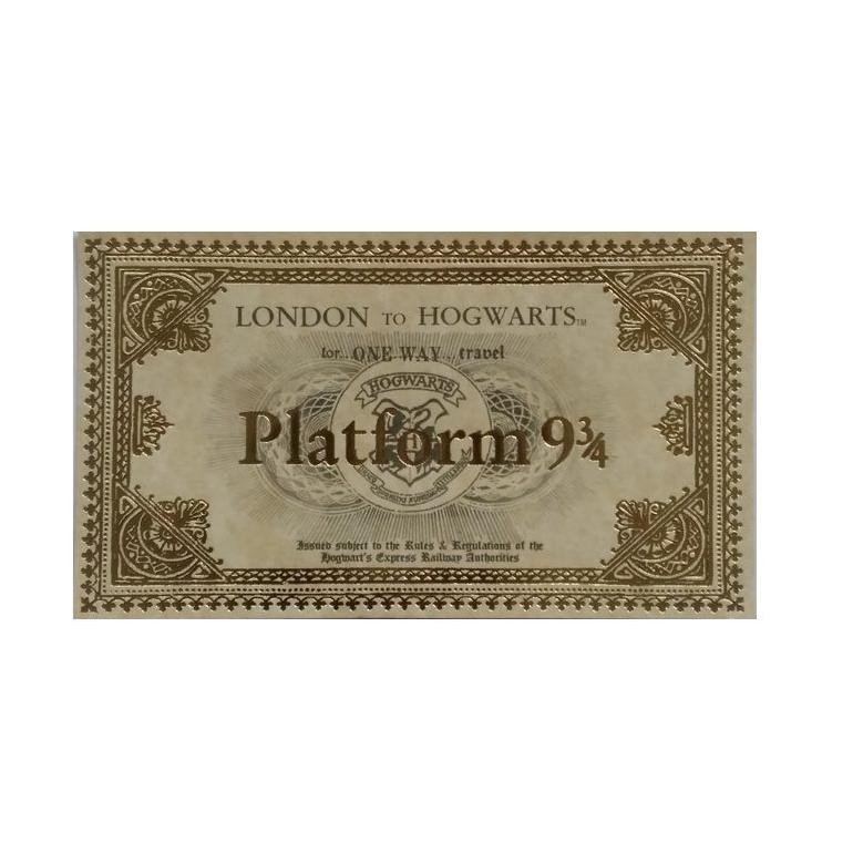 

PROMO HPTB TICKET BUS HARRY TIKET BIS PLATFOM 93/4 LONDON HOGWARTS BOOKMARK PEMBATAS BUKU KARTU ECOS