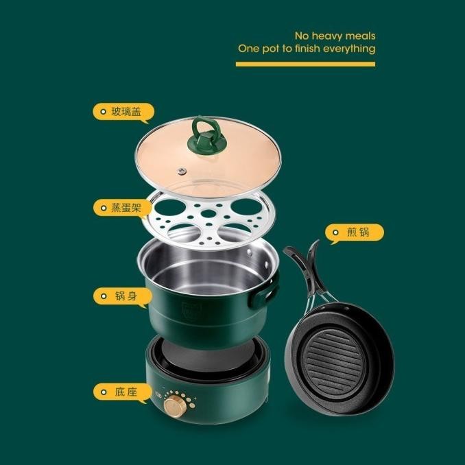 Travel Electric Cooker Kompor Listrik Portable Mini [terbaik]