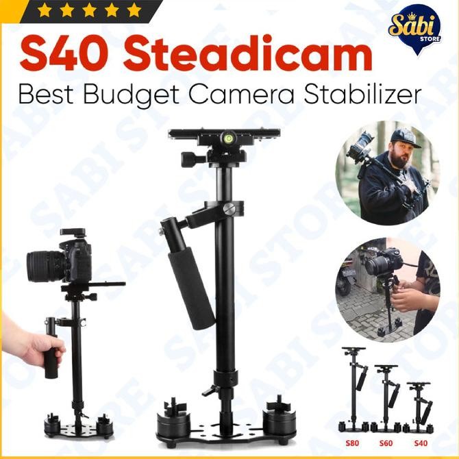 Gimbal Stabilizer Steadycam Profor DSLR Mirrorless Kamera Video - S40