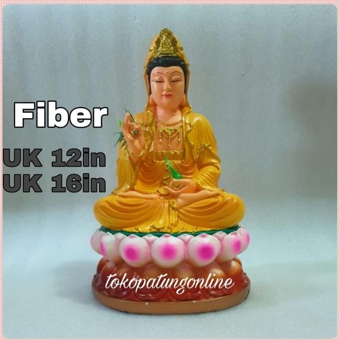 

Ready Patung Kwan Im Fiber 12in 21B